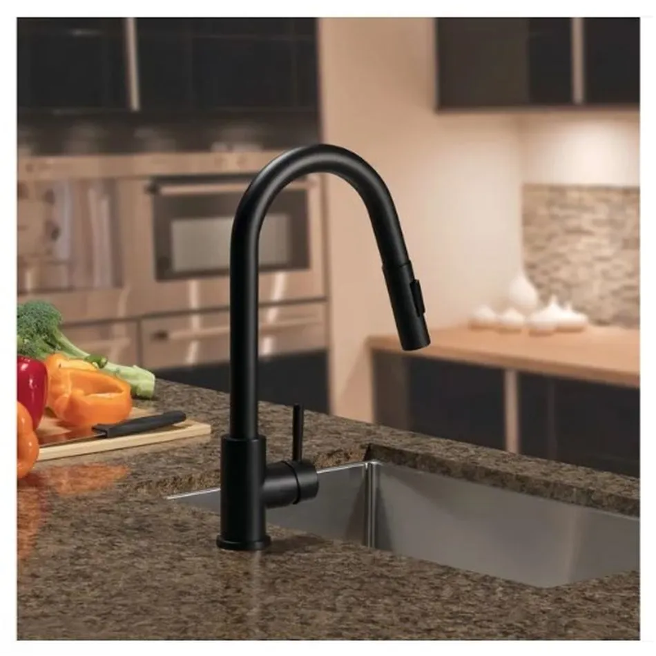 Bullet Pull-Down Faucet-BLK